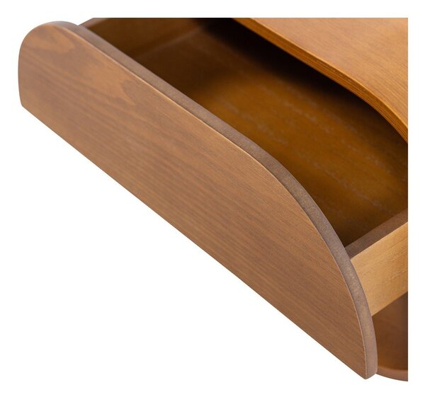 Mensola di colore naturale con ripiani multipli 39 cm Momo – WOOOD