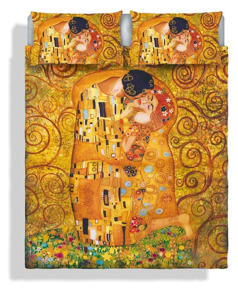 Set Lenzuola Matrimoniale Sopra e Federe in Cotone con Stampa