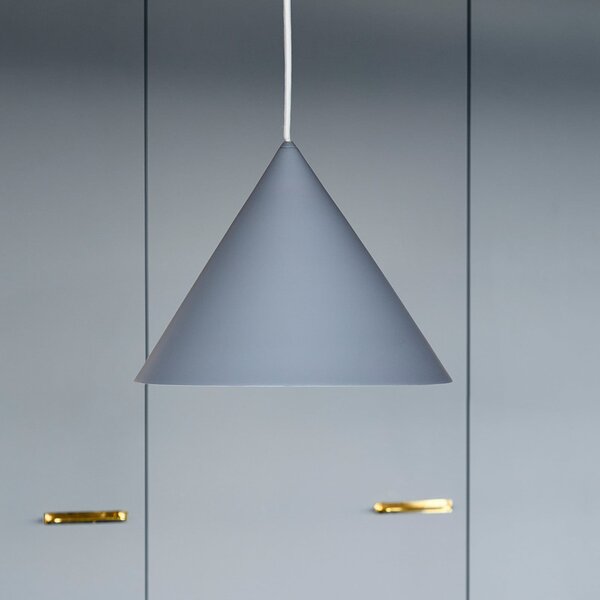 Lampada a sospensione FRANDSEN, Benjamin, dimmerabile, Grigio, Soggiorno, Metallo, Design