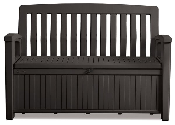 Panchina Contenitore da Giardino 132x89x61,2 cm in Resina Keter Patio Bench Antracite