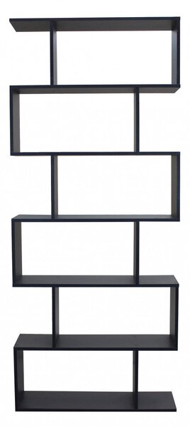 Libreria Alana 80x23,5x190,5 h cm in Truciolare bilaminato Antracite