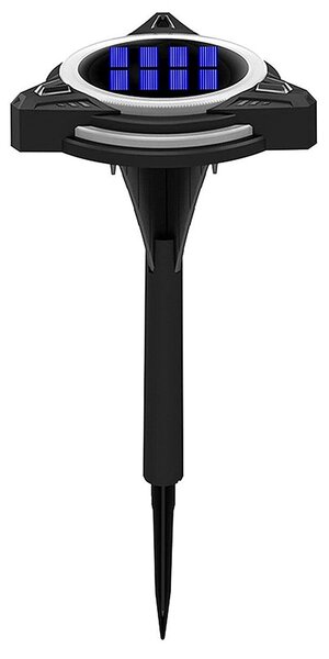 Faretto Solare Luce Led RGB Triangolo da Giardino con Sensore Crepuscolare IP68