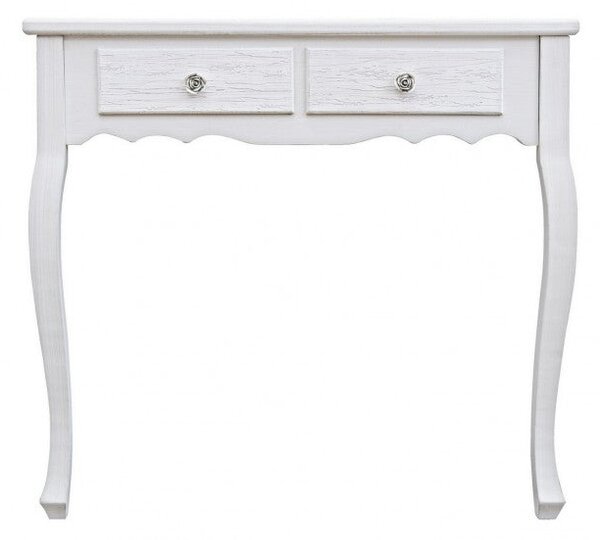 Consolle Blanc 2 Cassetti in Legno