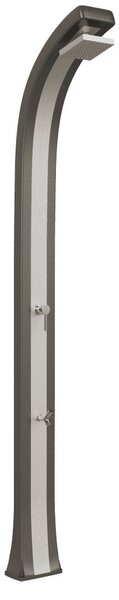 Doccia da Giardino Miscelatore e Lavapiedi Arkema Spring Plus Fascia Inox Dove Grey