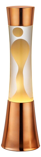 Lampada Lava Lamp da Interno H 40 in Metallo Rame Opaco
