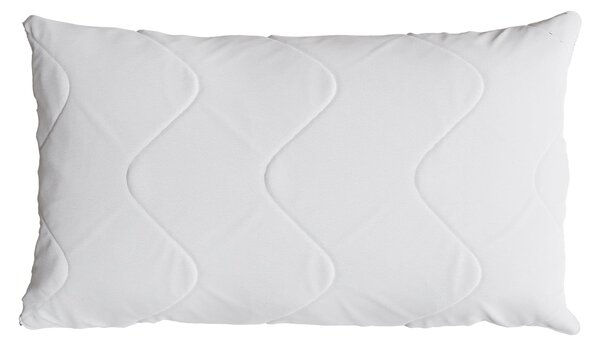 Guanciale 45x75 cm in Microfibra con Fodera Trapuntata Bianco