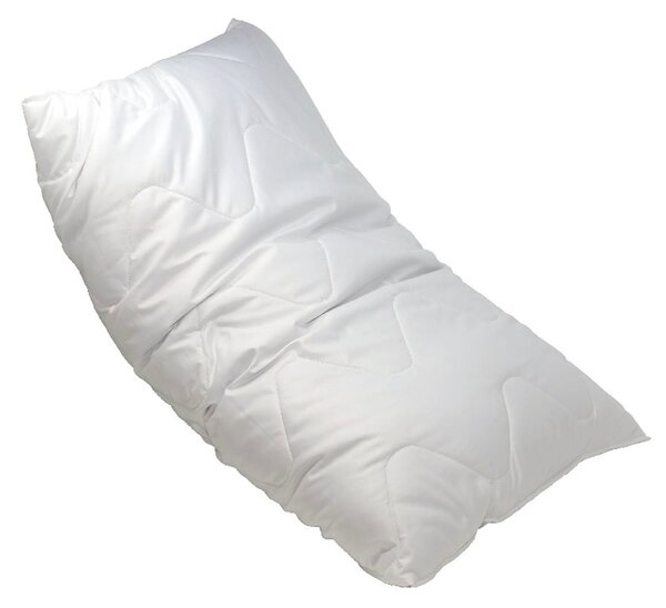 Guanciale 45x75 cm in Microfibra con Fodera Trapuntata Bianco