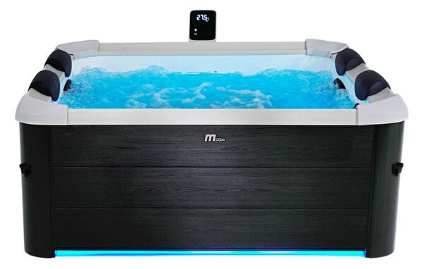 Vasca Idromassaggio da Esterno Spa Riscaldata 160x160x65 cm 6 Posti Wi-Fi Oslo Smart