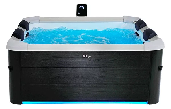 Vasca Idromassaggio da Esterno Spa Riscaldata 160x160x65 cm 6 Posti Wi-Fi Oslo Smart