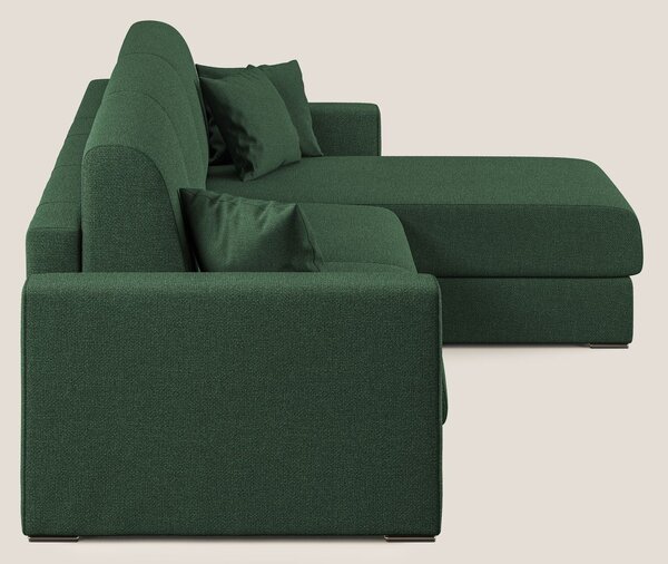 Best Divano letto angolare con penisola in tessuto smacchiabile QuickC
