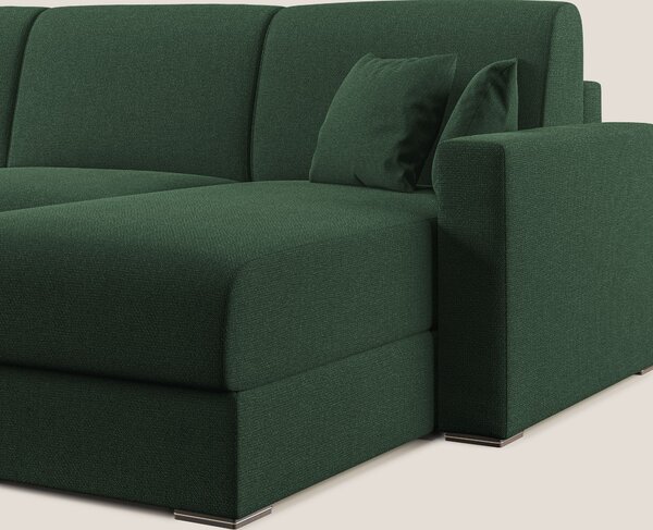 Best Divano letto angolare con penisola in tessuto smacchiabile QuickC