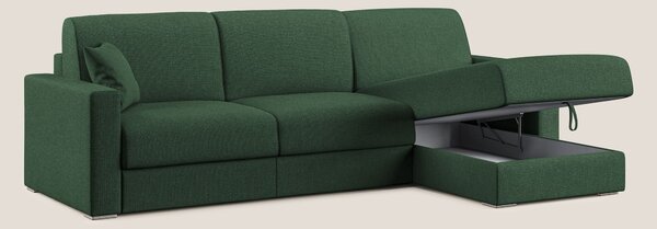 Best Divano letto angolare con penisola in tessuto smacchiabile QuickC