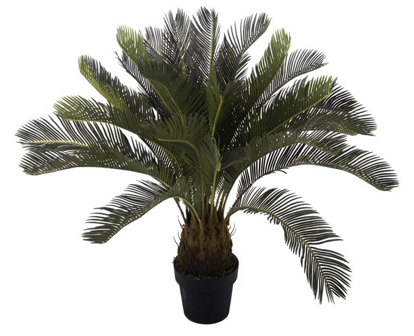 Cycas Artificiale con Vaso Altezza 93 cm Verde