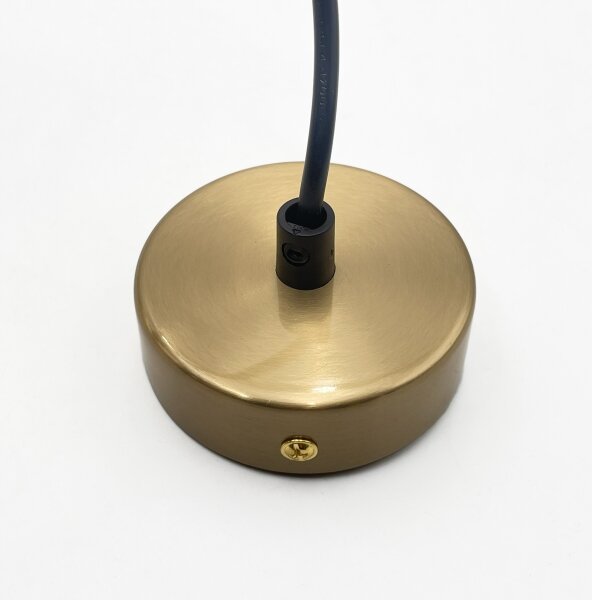 Lampadario a sospensione su cavo AMAYA 1xE27/15W/230V oro/beige fumé