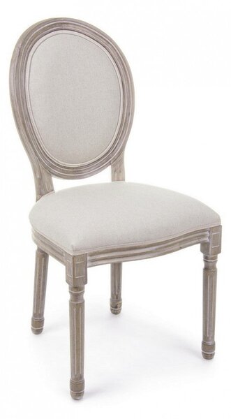 Set 2 Sedie 48x46x96h cm Mathilde Naturale