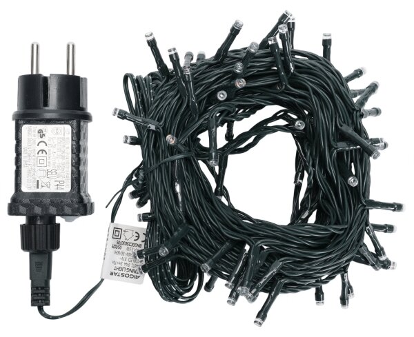 Aigostar - Catena luminosa natalizia LED per esterni 100 LED, 8 funzioni, 13 m, IP44, multicolore