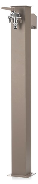 Fontana da Giardino con Doppio Rubinetto Belfer 42/QRR Tortora