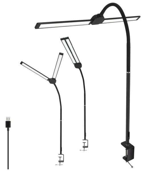 Brilagi - Lampada da tavolo LED dimmerabile USB VARIO LED/14W/5V 3000-6000K nera