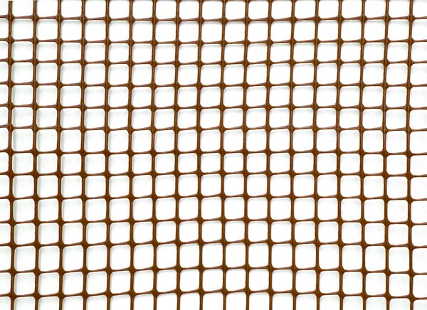 Rete Quadra da Giardino 10mm in Plastica 1x30m Rama Mirror Marrone