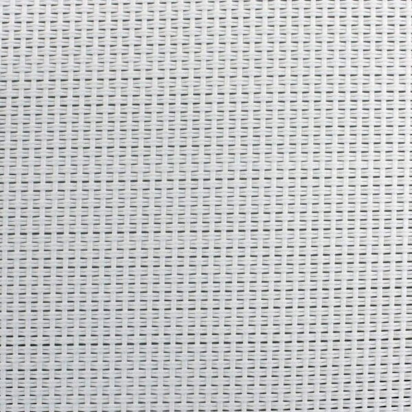 Lettino Prendisole da Giardino Bari 181x61x38 h cm in Alluminio Bianco