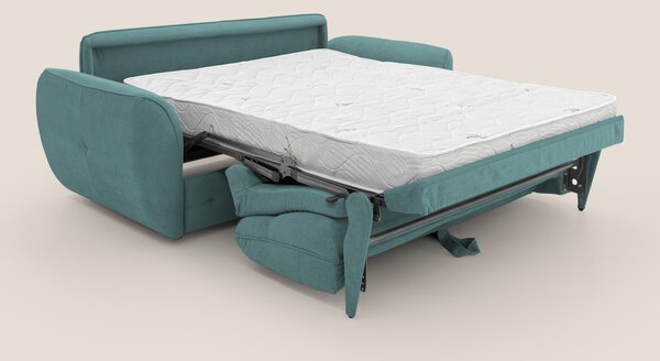 Zeus Divano letto scandinavo con schienale alto in tessuto impermeabil