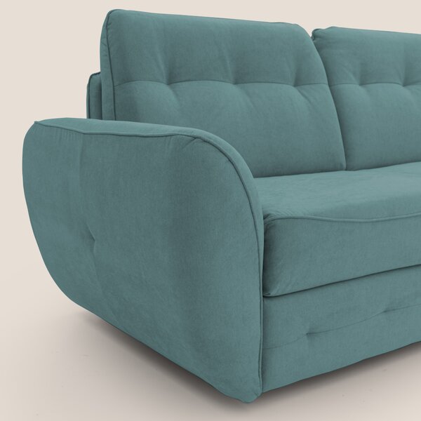 Zeus Divano letto scandinavo con schienale alto in tessuto impermeabil