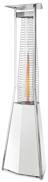 Stufa da Esterno Fungo a Gas GPL 10 kW Kaliente Siabs Bianco