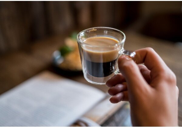 Tazze in set per espresso/con parete doppia in vetro 2 pz 80 ml Diva – Vialli Design