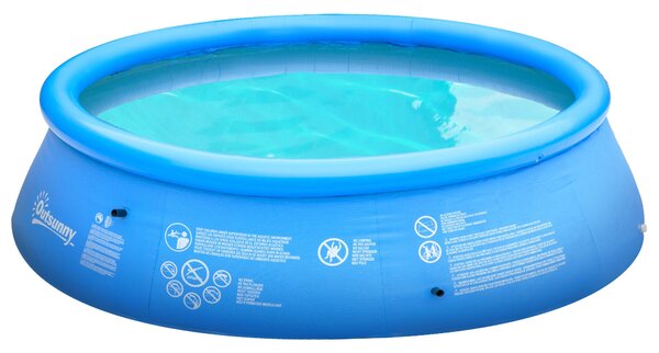 Piscina Gonfiabile Autoportante Ø274x76 cm in PVC Blu