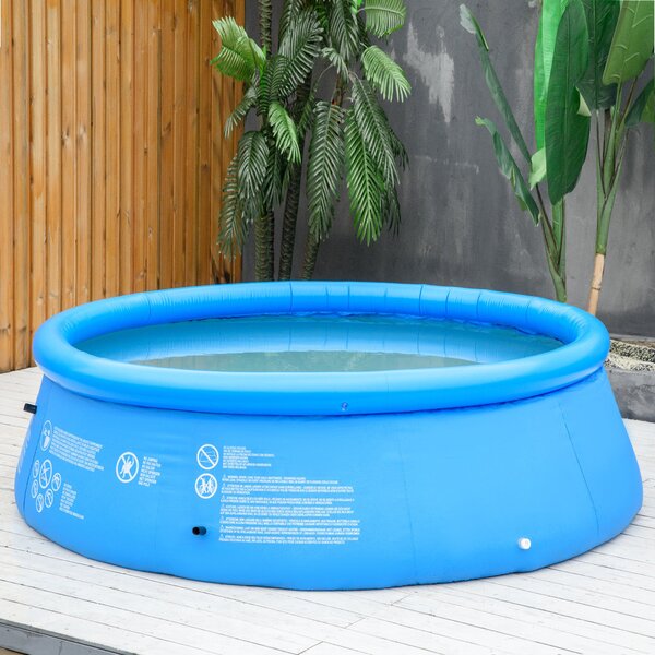 Piscina Gonfiabile Autoportante Ø274x76 cm in PVC Blu