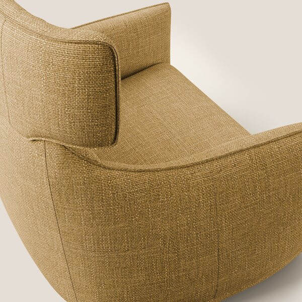 Zelda Poltroncina dal design moderno in morbido tessuto impermeabile T