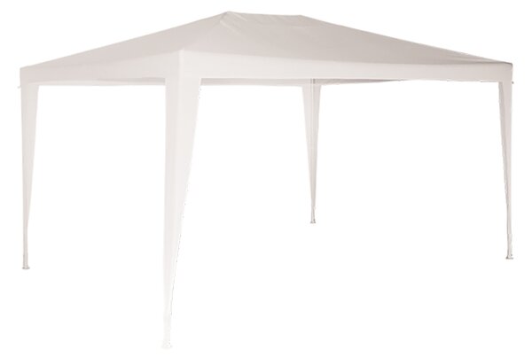VivaGarden Gazebo da Giardino 3 x 3 mt in Metallo/PE colore Bianco - LEVANTE