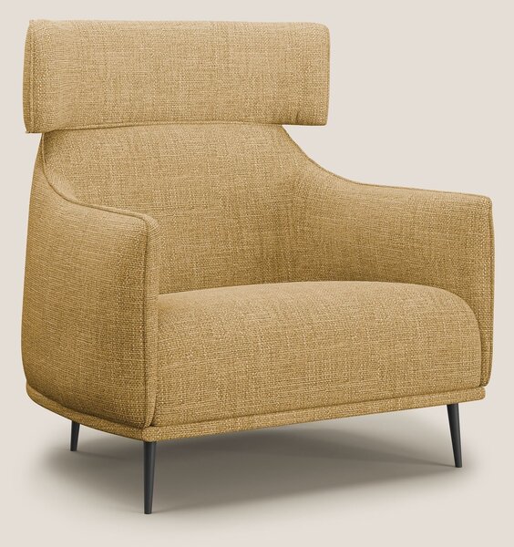 Zelda Poltroncina dal design moderno in morbido tessuto impermeabile T