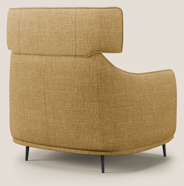 Zelda Poltroncina dal design moderno in morbido tessuto impermeabile T
