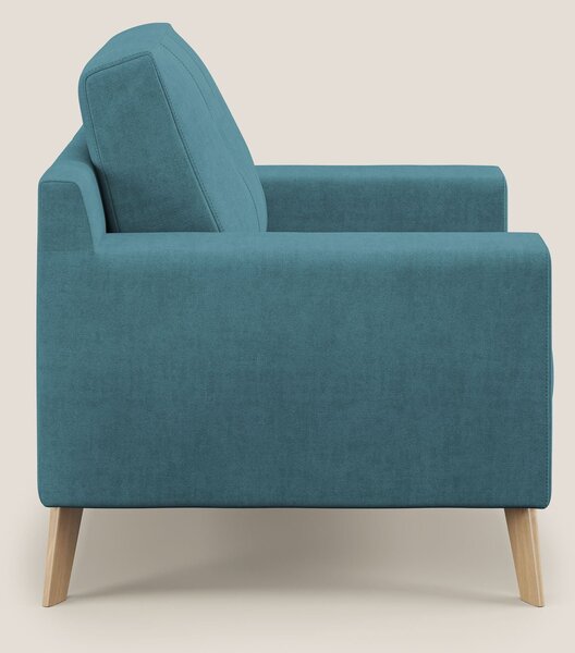 Danish poltroncina in tessuto morbido impermeabile T02 azzurro