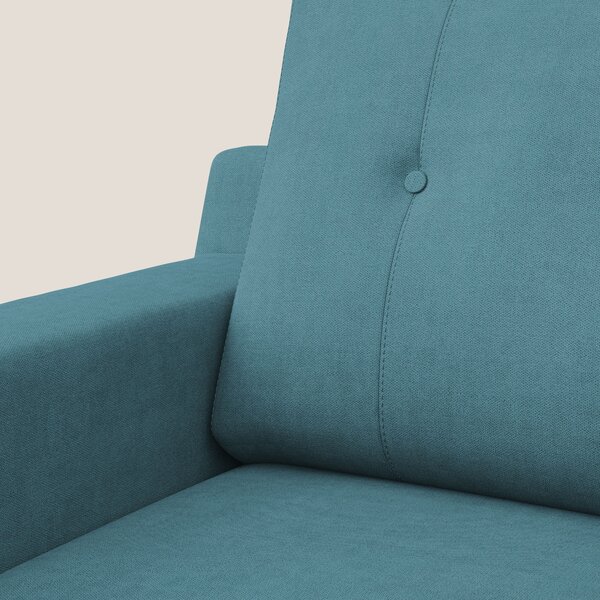 Danish poltroncina in tessuto morbido impermeabile T02 azzurro