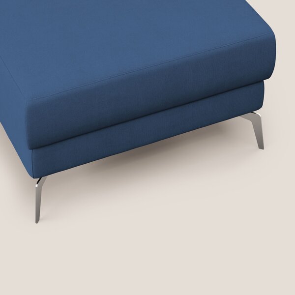 Star Pouf con piedini alti in tessuto impermeabile T02 blu