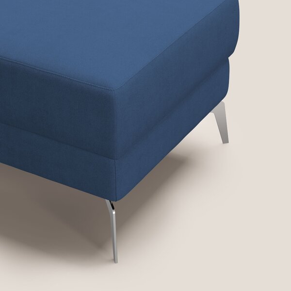 Star Pouf con piedini alti in tessuto impermeabile T02 blu