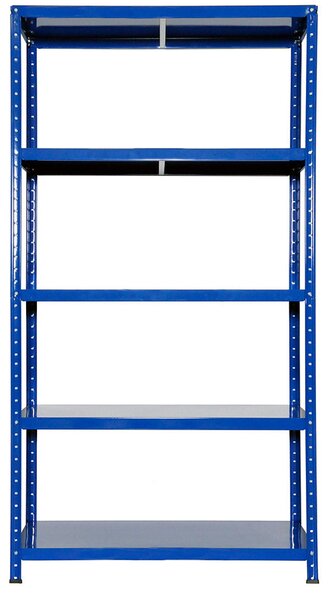 Scaffale in Metallo 5 Ripiani 100x40x187 cm Ettore Blu
