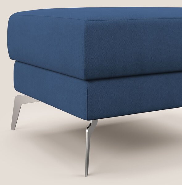 Star Pouf con piedini alti in tessuto impermeabile T02 blu