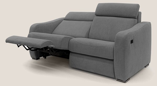 Gummy Divano con meccanismo relax elettrico grigio