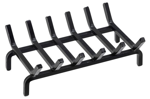 Brucialegna Braciere per Stufa 40x25 cm in Ferro Belfer 900/E Nero