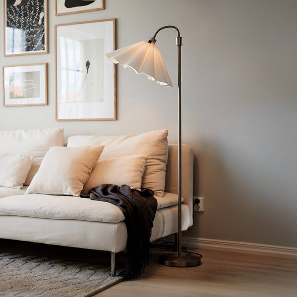 PR Home Lampada da terra Amy, Cromo / Argento, Soggiorno / Sala da pranzo, Metallo, Scandinavo, Lampada da terra