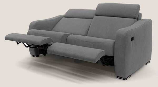 Gummy Divano con meccanismo relax elettrico grigio