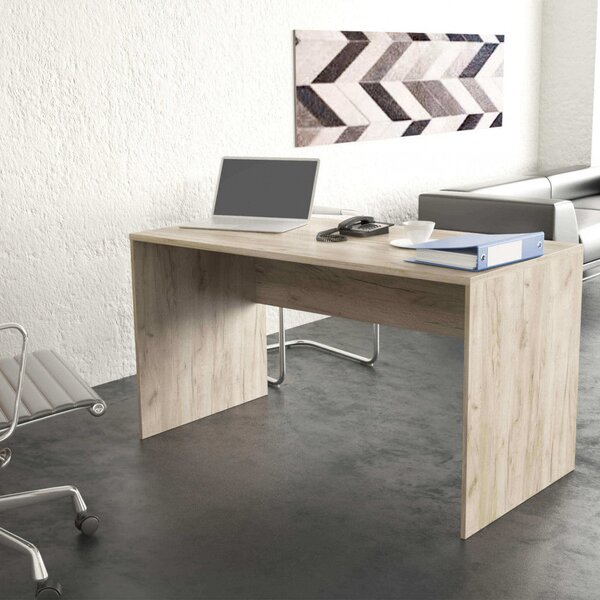 Scrivania Josie 138,5x68x75 h cm in Truciolare bilaminato Olmo