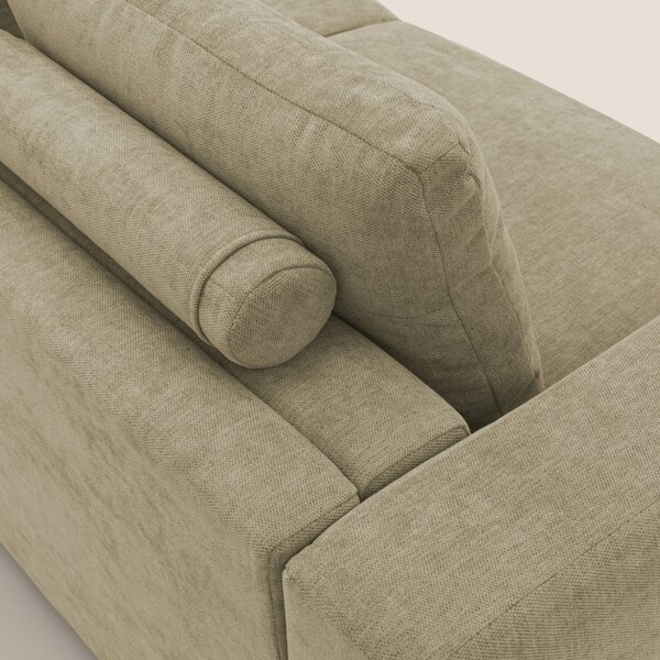 Freia Divano letto minimal materasso h15 cm con morbidi schienali in t