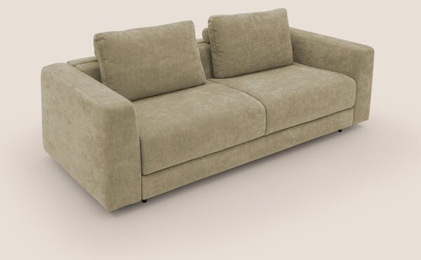 Freia Divano letto minimal materasso h15 cm con morbidi schienali in t