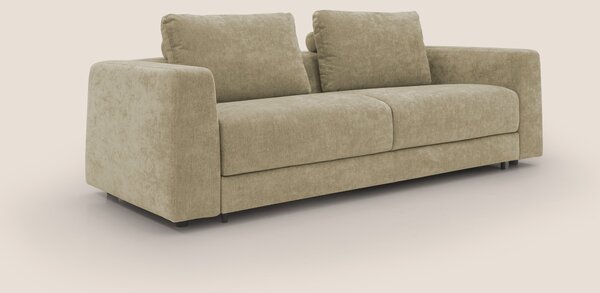 Freia Divano letto minimal materasso h15 cm con morbidi schienali in t