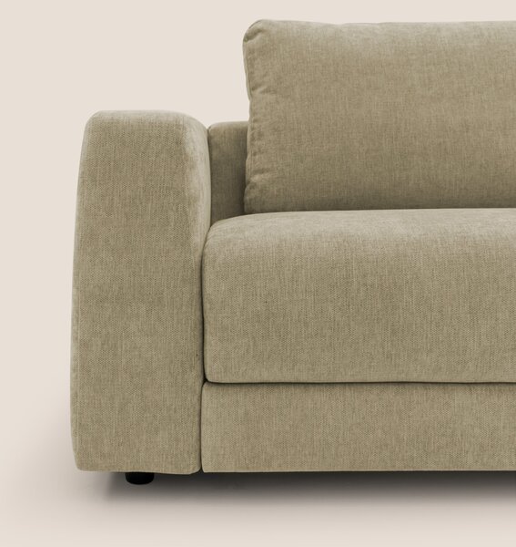 Freia Divano letto minimal materasso h15 cm con morbidi schienali in t