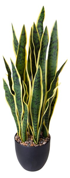 Pianta Artificiale Sanseveria con Vaso 78 cm